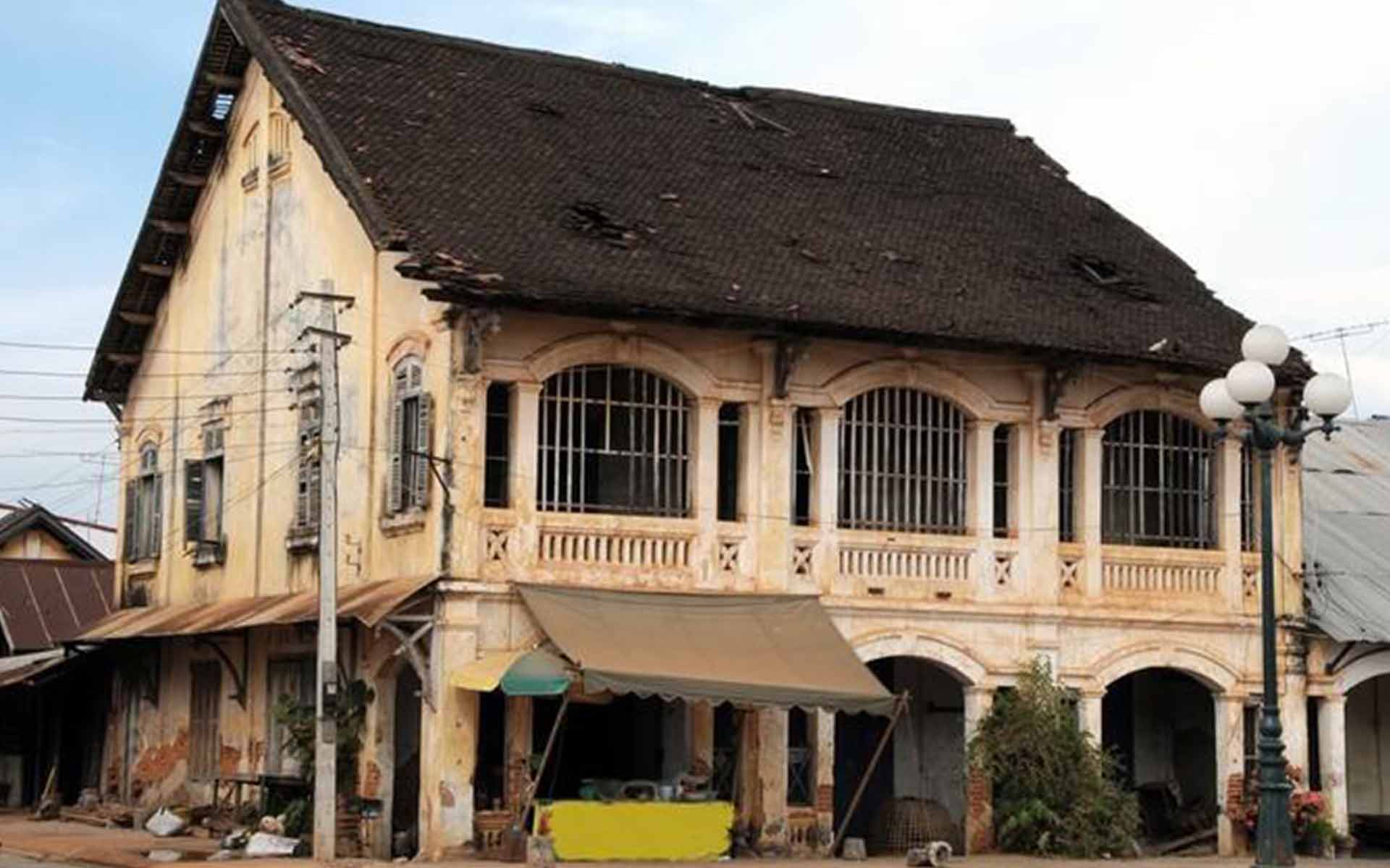 Laos ancient house