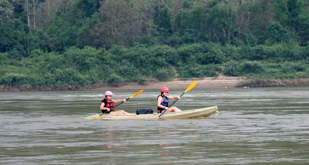 Kayaking on rivers luang prabang Laos Travel