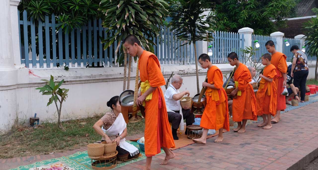 Luang Prabang's alms-giving ceremony