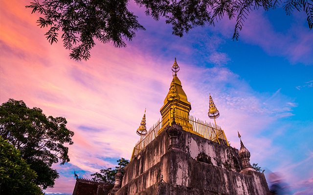 Phousi Mountain: Most Well-known Landmark in Luang Prabang