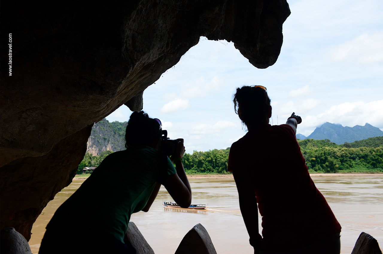 A great trip to Pak Ou Caves along Mekong River.