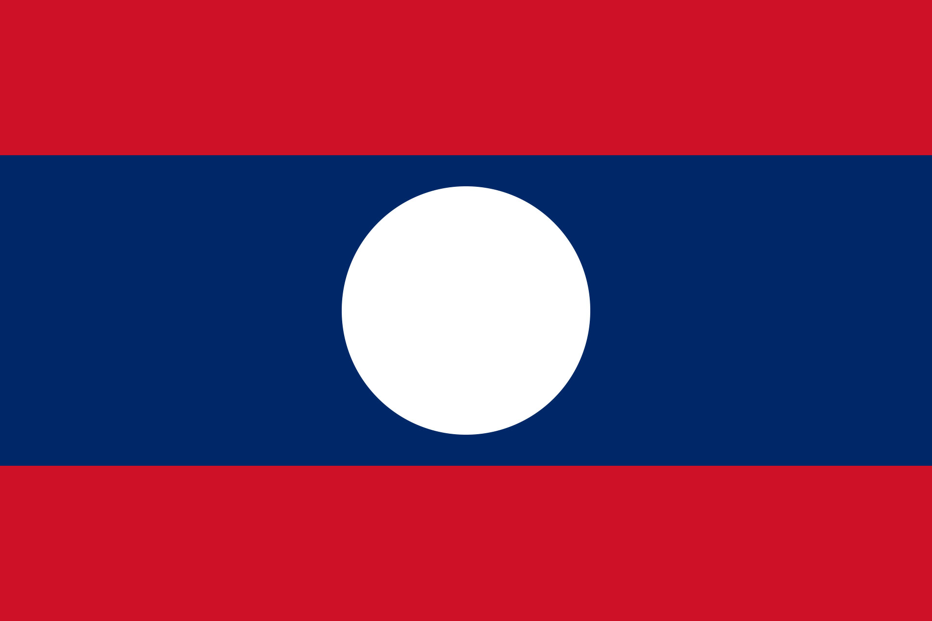 flag of laos from 1945 to 1946